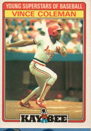 1986 Topps Kaybee Vince Coleman Rookie #5