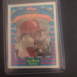 1991 Kellogg’s Lou Brock #10