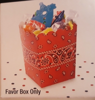 4 Cardboard Favor Boxes