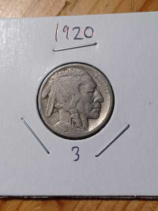 1920 Buffalo Nickel! 3.7