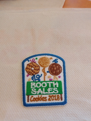 Booth Sales 2018 Iron-on Patch