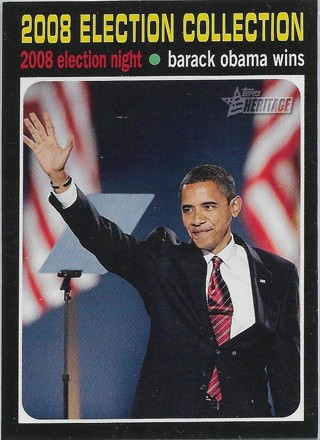 2009 Topps American Heritage #147 2008 Election Night SP