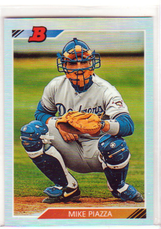 Mike Piazza, 2016 Bowman Card #461, Los Angeles Dodgers, HOFr, 059/499, (L4