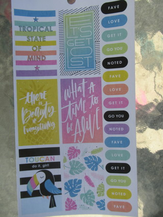 FANTASTIC new stickers.  SUPER Colorful & Decorative QUOTES stickers ~~ So cute!!