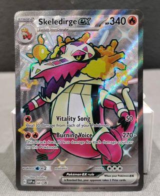 NM Shiny Skeledirge Ex Scarlet and Violet Pokemon card