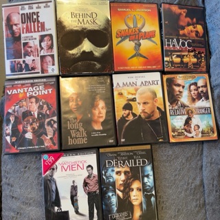 10 DVD Movies Lot MOV-7