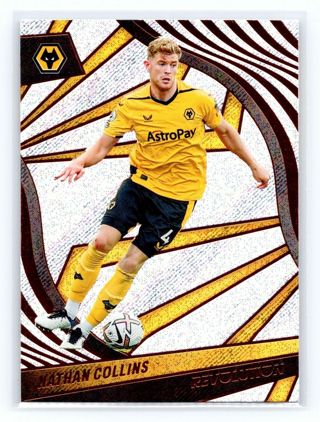 Nathan Collins 2022-23 Revolution EPL #260 Wolverhampton Wanderers Football Card