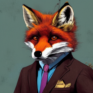 Listia Digital Collectible: [A17] Fox Art Collection: #007