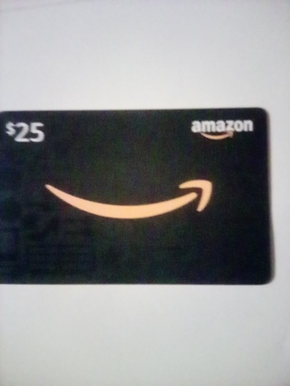 Amazon e-gift card for $25.00