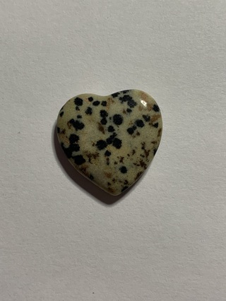 ✨HEALING STONE~#3~DALMATION~HEART SHAPED~FREE SHIPPING✨