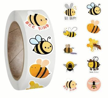 ➡️⭕(10) 1" BUMBLE BEE STICKERS!!⭕(SET 2 of 3)⭕