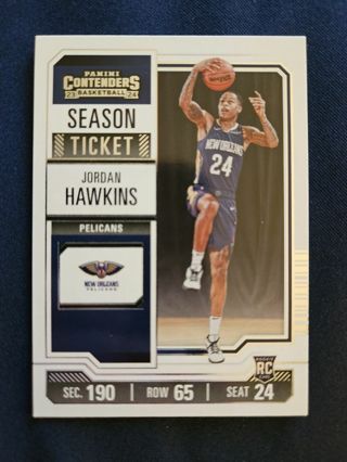 2023-24 Panini Contenders Rookie Jordan Hawkins