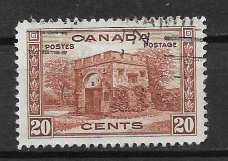 1938 Canada Sc243 Fort Garry Gate, Winnipeg used