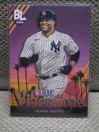 2024 Topps Big League - Good Vibrations #GV-14 Juan Soto New York Yankees