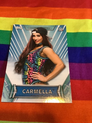 WWE 2019 Topps Women’s Division Collectible Wrestling Card #22 Carmella