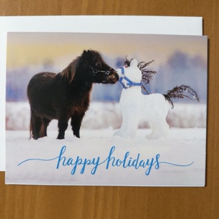 Pony Christmas Card 