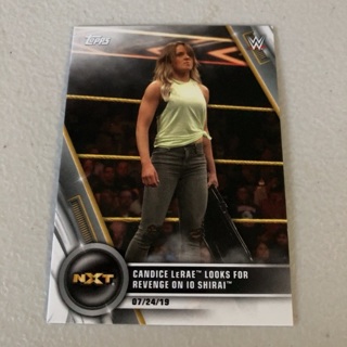 2020 Topps WWE Women's Division - [Base] #53 NXT - Candice LeRae Looks for Revenge ...