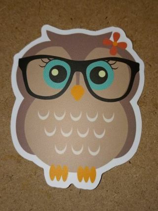 Owl Cute new one vinyl laptop sticker no refunds regular mail no lower very nice