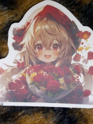 Anime new one nice vinyl laptop sticker no refunds regular mail very nice quality