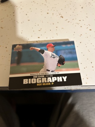 2010 upper deck biography ricky nolasco