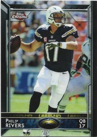 2015 TOPPS CHROME PHILIP RIVERS CARD