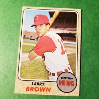 1968 - TOPPS BASEBALL CARD NO. 197 - LARRY BROWN - INDIANS