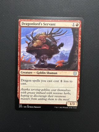 Dragonlord’s Servant Commander Magic the Gathering MTG Card