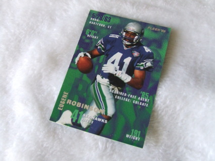 1995 Eugene Robinson Seattle Seahawks Fleer Card #365