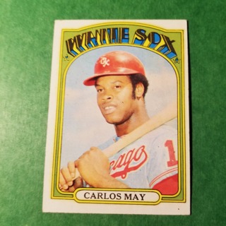 1972 - TOPPS BASEBALL CARD HI NO. 525 - CARLOS MAY - WHITE SOX