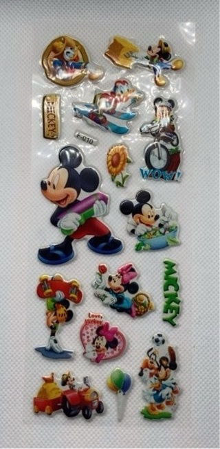 Mickey Mouse Puffy Stickers