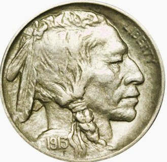 1913 D Buffalo Indian Head Nickel, Circulated, Superior, Genuine, Insured, Refundable.
