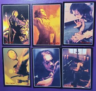 6 Movie Cards "The Crow"