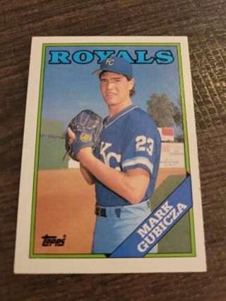 Mark Gubicza 1988 Topps Kansas City Royals