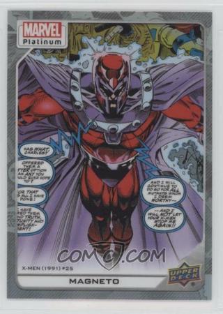 MAGNETO 2023 MARVEL PLATINUM CHROME HIGH SERIES CLASSIC COMIC X-MEN CARD