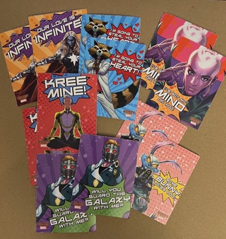 12 VALENTINES - Marvel Comics - GUARDIANS of the GALAXY Theme