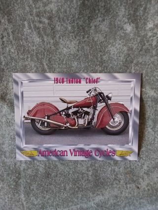 American Vintage Cycles Trading Card # 68