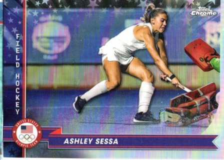 2024 Topps Chrome Olympics Ashley Sessa Refractor #109