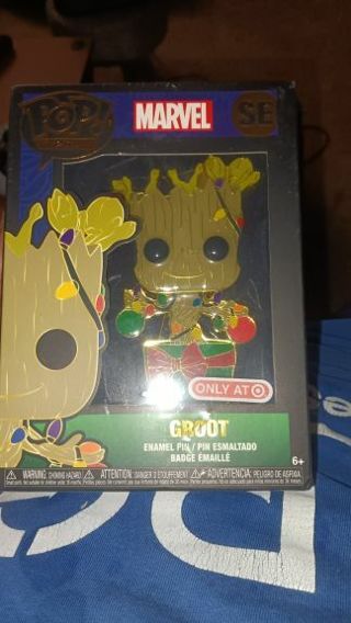 Funko POP SE Pin: Marvel Comics- Christmas Baby Groot Enamel Pin (Brand New)