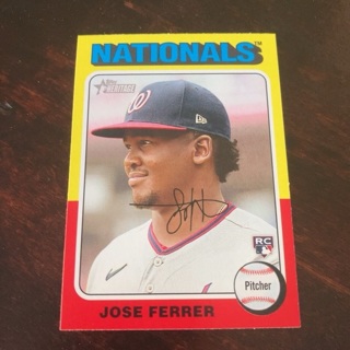 2024 Topps Heritage - [Base] #423 Rookies - Jose Ferrer