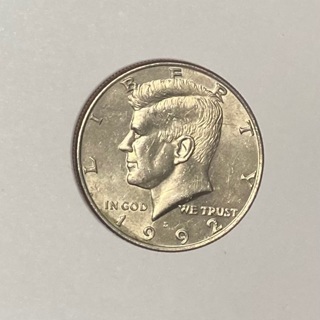 1992 Half Dollar 50c Coin!