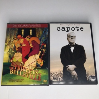 Lot of 2 DVD movies The Triplets of Belleville and Capote