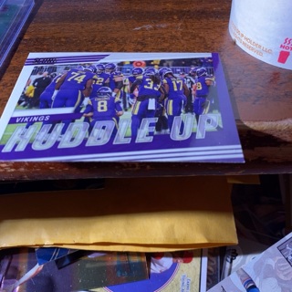 2022 panini score huddle up Minnesota Vikings football card 