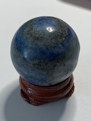 LAPIS LAZULI~#2~SPHERE BALL WITH BASE #2~FREE SHIPPING!