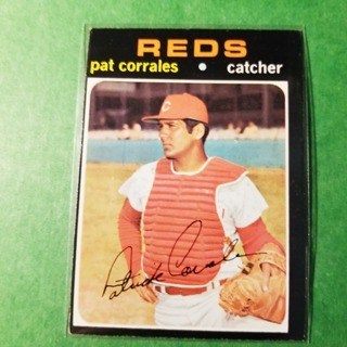 1971 Topps Vintage Baseball Card # 293- PAT CORRALES - REDS - NRMT+