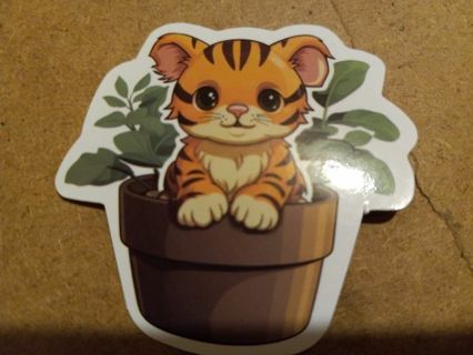 Cute one nice vinyl sticker no refunds regular mail only Very nice quality!