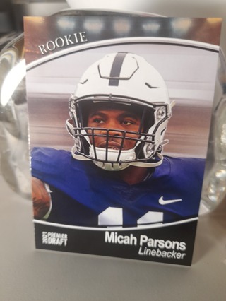 2021 Micah Parsons Draft Rookie Dallas Cowboys / Penn State