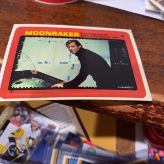 1979 eon productions moonraker sticker 