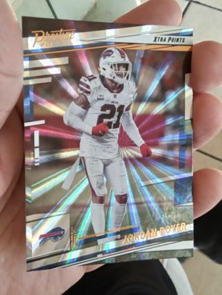 Buffalo Bill's Jordan Poyer Laser Football Card