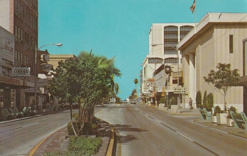 Vintage Used Postcard: a: 1973 Downtown Clearwater, FL