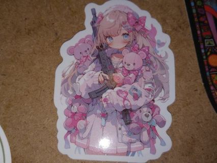 Girl so Cute new 1⃣ vinyl sticker no refunds regular mail only Very nice quality